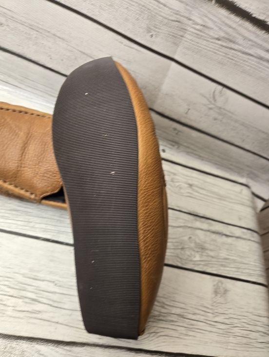L.L. Bean Leather Slip On Loafers Men’s 8 Brown Moccasin Driving Shoes